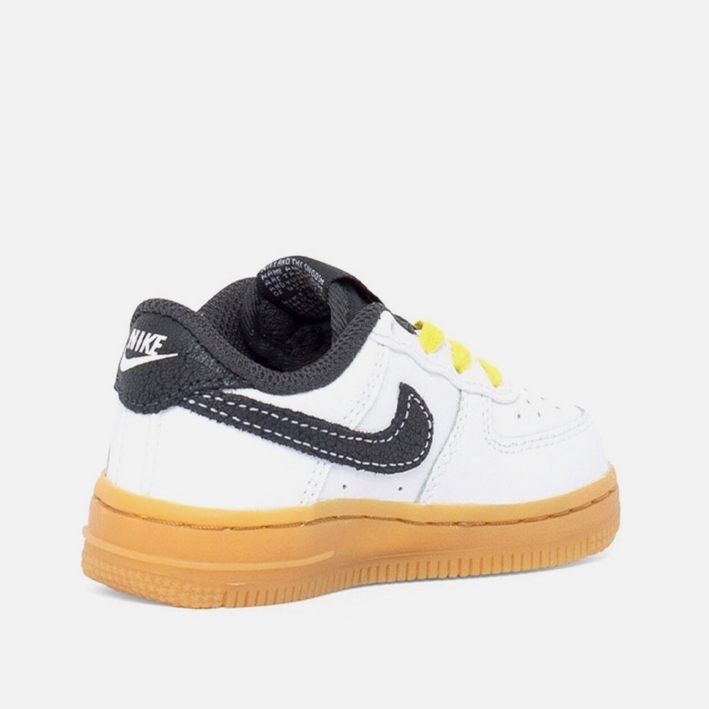 Toddler's Nike Force 1 LV8 White/Anthracite-Yellow Strike Size 4 - Picture 3 of 10